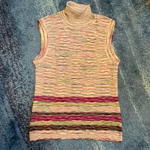 Missoni Turtleneck Sleeveless Sweater